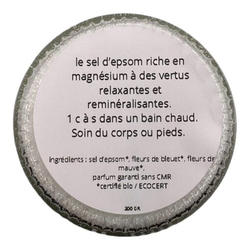 sel de bain d'Epsom