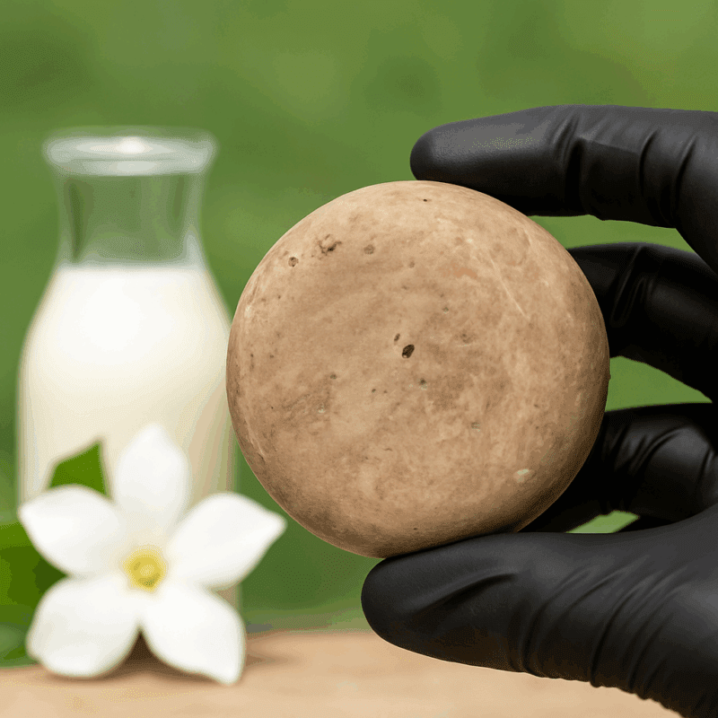 shampooing solide au lait de jument pour cheveux sensibles et réactifs